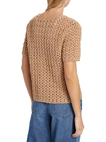 Penny Short-Sleeve Knit Cardigan