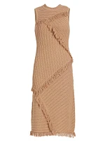 Kelly Tassel Knit Midi-Dress