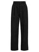 Drill Wide-Leg Chino Pants