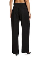 Drill Wide-Leg Chino Pants