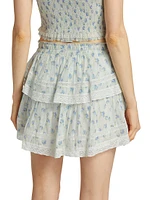 Ruffle Tiered Miniskirt