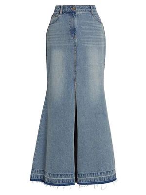 Risia Denim Maxi Skirt