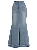 Risia Denim Maxi Skirt