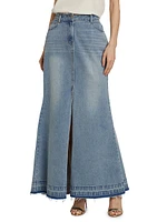 Risia Denim Maxi Skirt