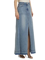 Risia Denim Maxi Skirt