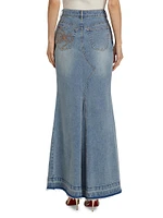 Risia Denim Maxi Skirt