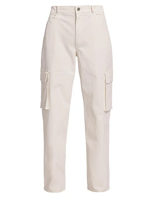 Mid-Rise Cargo Pants