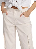 Mid-Rise Cargo Pants