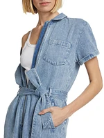 Erika Denim Utility Jumpsuit