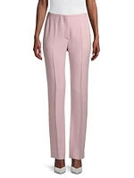 Crepe Cady Straight-Leg Trousers