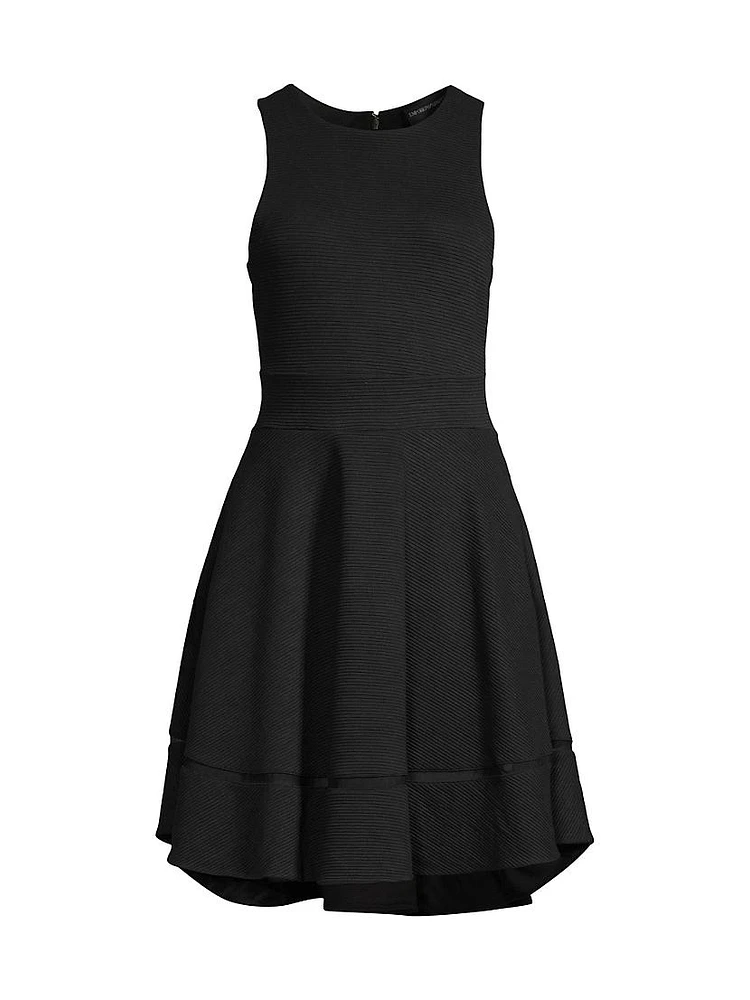 Jersey Fit & Flare Minidress