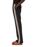 Striped Cotton-Blend Track Pants