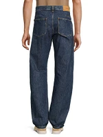 Five-Pocket Straight-Leg Jeans