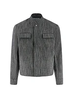 Silk-Wool Pocket Jacket