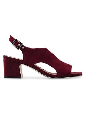 Bedford Suede Mid Heel Sandals