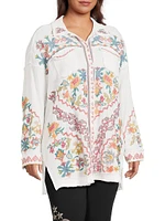 Toyah Folkloric Cotton Blouse