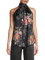 Eloise Floral Satin Top