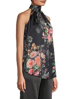 Eloise Floral Satin Top