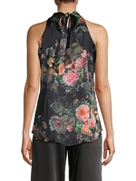 Eloise Floral Satin Top