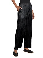 Thicker Bottoms 1 Pleated Straight-Leg Pants