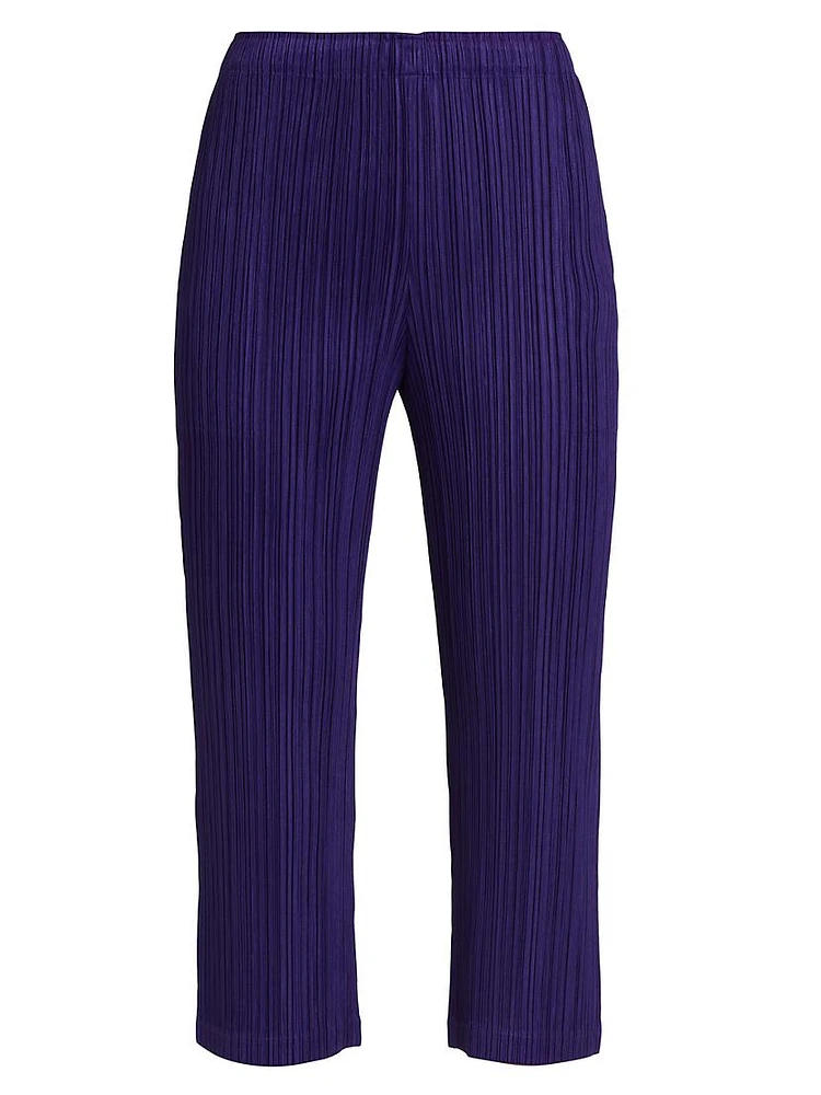 Thicker Bottoms Pleated Ankle Pants