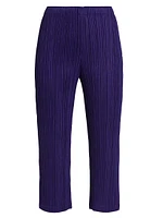 Thicker Bottoms Pleated Ankle Pants