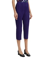 Thicker Bottoms Pleated Ankle Pants