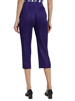 Thicker Bottoms Pleated Ankle Pants