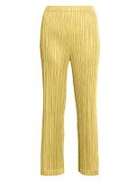 Thicker Bottoms 1 Pleated Straight-Leg Pants