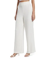 Jordey Linen-Blend Wide-Leg Pants