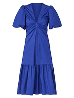 Annabelle Poplin Midi-Dress