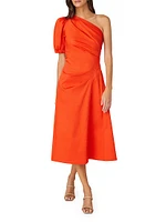 Frida One-Shoulder Midi-Dress