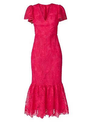 Philipa Lace Midi-Dress