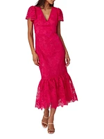 Philipa Lace Midi-Dress