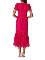 Philipa Lace Midi-Dress