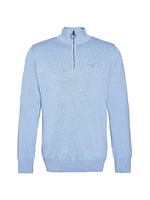 Cotton Half-Zip Sweater