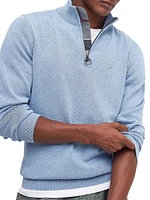 Cotton Half-Zip Sweater