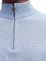 Cotton Half-Zip Sweater