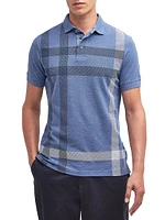 Blaine Plaid Cotton Polo Shirt