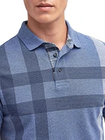 Blaine Plaid Cotton Polo Shirt