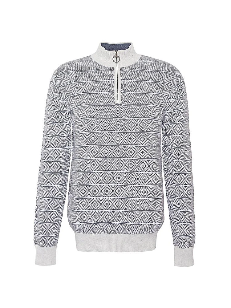 Mitford Cotton Half-Zip Sweater