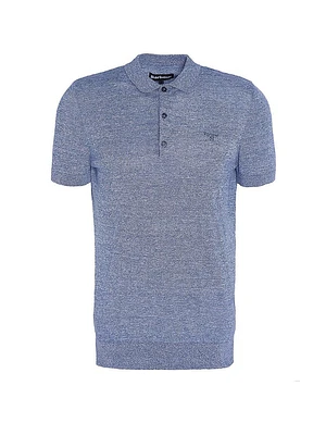 Buston Cotton & Linen-Blend Polo Shirt