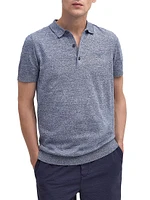 Buston Cotton & Linen-Blend Polo Shirt