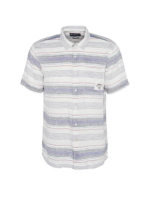 Crimwell Striped Linen-Blend Shirt