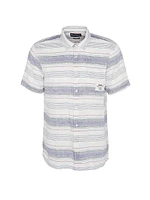 Crimwell Striped Linen-Blend Shirt