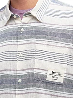 Crimwell Striped Linen-Blend Shirt