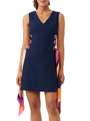 Viva Scarf Sleeveless Minidress