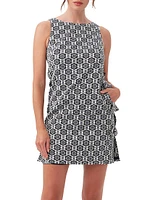 Arlette Abstract Sleeveless Minidress