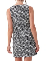 Arlette Abstract Sleeveless Minidress