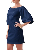 Vero Cotton Sateen Minidress